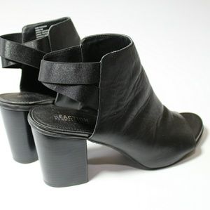 Kenneth Cole Reaction block heel black booties